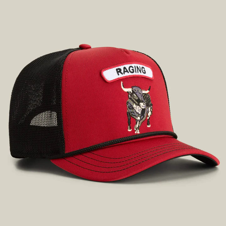 Gorra Goorin Bros Raging Bull Trucker Snapback Roja Hombre (GB2)
