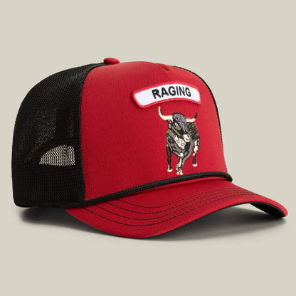 Gorra Goorin Bros Raging Bull Trucker Snapback Roja Hombre (GB2)