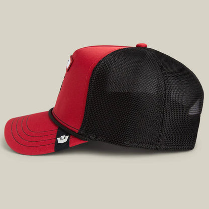 Gorra Goorin Bros Raging Bull Trucker Snapback Roja Hombre (GB2)