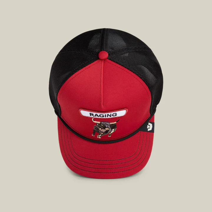 Gorra Goorin Bros Raging Bull Trucker Snapback Roja Hombre (GB2)