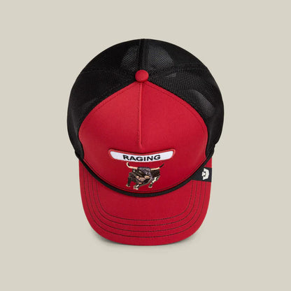 Gorra Goorin Bros Raging Bull Trucker Snapback Roja Hombre (GB2)