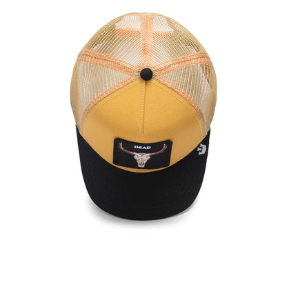 Gorra Goorin Bros Dead Skull Trucker Snapback Café Hombre