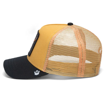 Gorra Goorin Bros Dead Skull Trucker Snapback Café Hombre