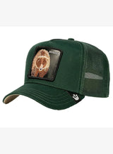 Gorra Goorin Bros The Murder Bear Trucker Verde Hombre
