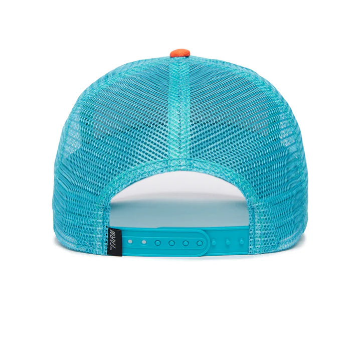 Gorra Goorin Bros Dolphin Fan Trucker Snapback Turquesa Hombre