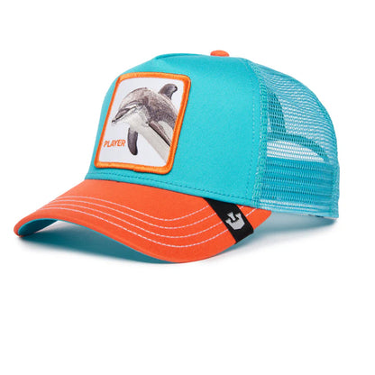 Gorra Goorin Bros Dolphin Fan Trucker Snapback Turquesa Hombre