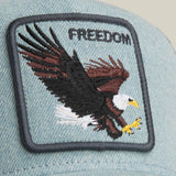 Gorra Goorin Bros Denim Eagle Celeste