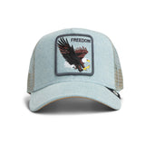 Gorra Goorin Bros Denim Eagle Celeste