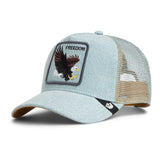 Gorra Goorin Bros Denim Eagle Celeste