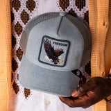 Gorra Goorin Bros Denim Eagle Celeste