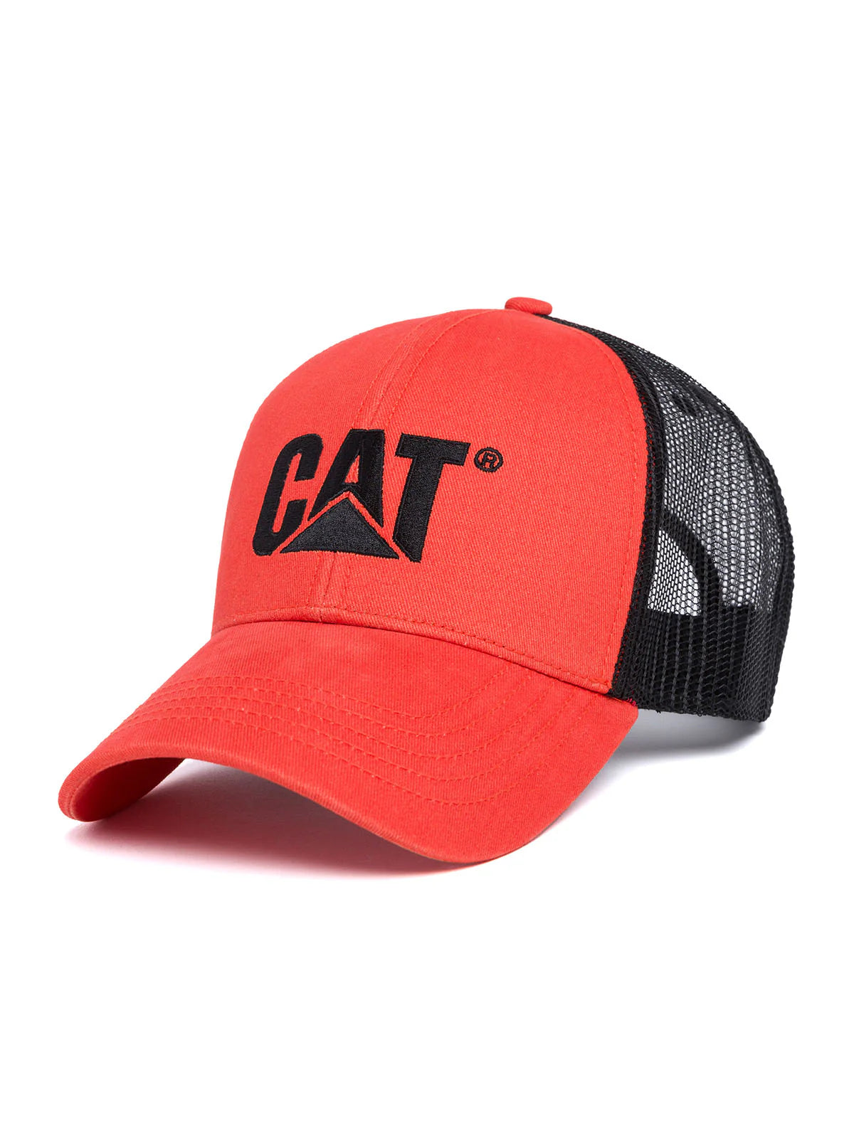 Gorra Casual Unisex Raised Logo Rojo CAT