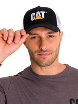 Gorra Hombre Logo Bordado Café Cat