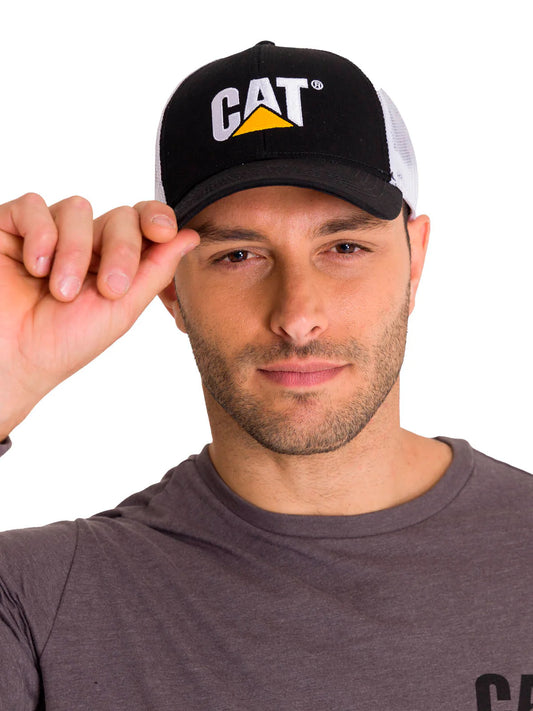 Jockey Hombre Logo Bordado Café Cat