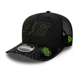 Gorra VR46 New Era 9SEVENTY Trucker Negra 46 Valentino Rossi