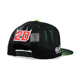 Gorra Monster Energy Yamaha Factory Racing Snapback Negra