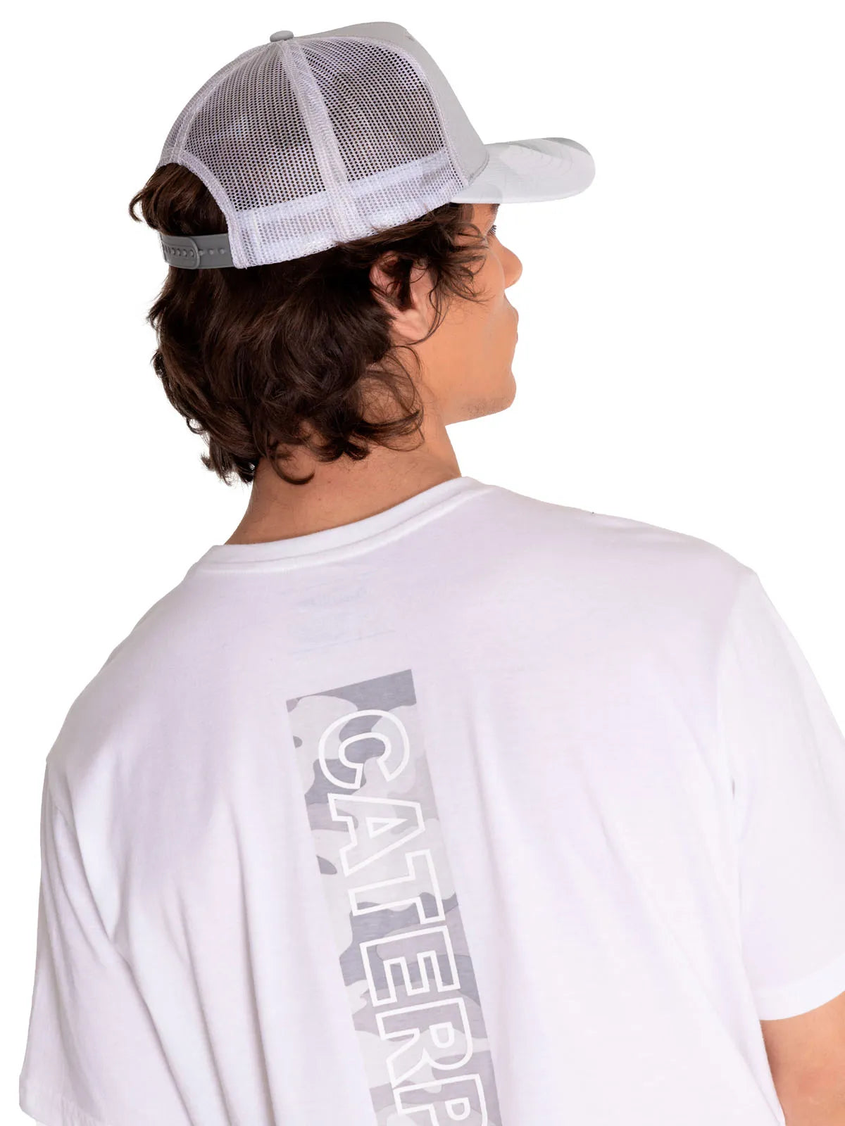 Jockey Casual Hombre CAT LOGO PRINTED MESH TRUCKER Gris CAT