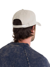 Gorra Con Hebilla Casual Unisex Pigment Dyed Cat Logo Hat Beige Cat