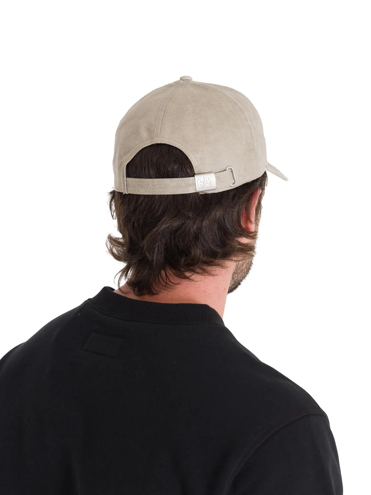 Jockey Cuero Francés Casual Unisex Faux Leather Hat Beige Cat