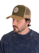 Gorra Con Broche 5-P Verde Cat
