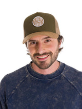 Gorra Con Broche 5-P Verde Cat