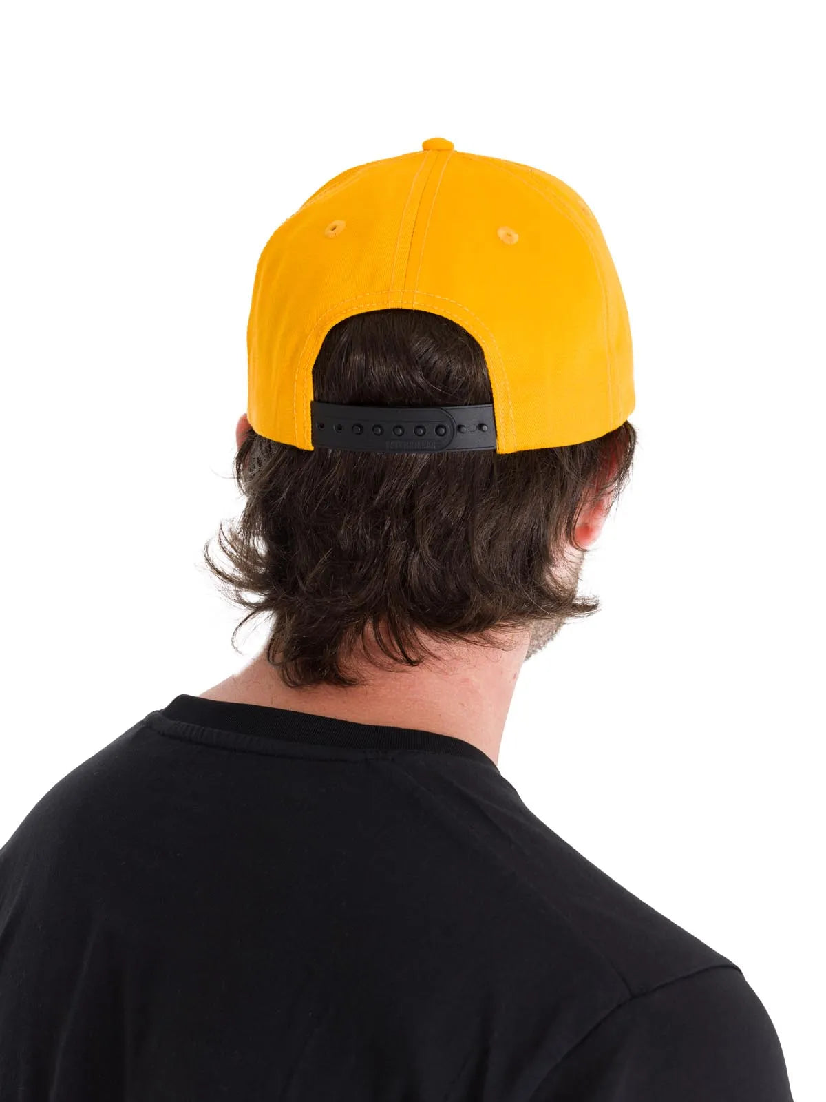 Jockey Con Broche Casual Hombre Cat Logo Hat Amarillo Cat