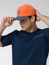 Gorra Unisex 6 Panel Logo Naranja CAT