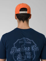 Gorra Unisex 6 Panel Logo Naranja CAT