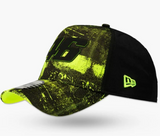 Gorra VR46 New Era 9FORTY A-Frame Negra Lima 46 Valentino Rossi
