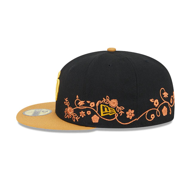 Gorra New Era San Diego Padres MLB Floral Vine 59FIFTY Cerrada