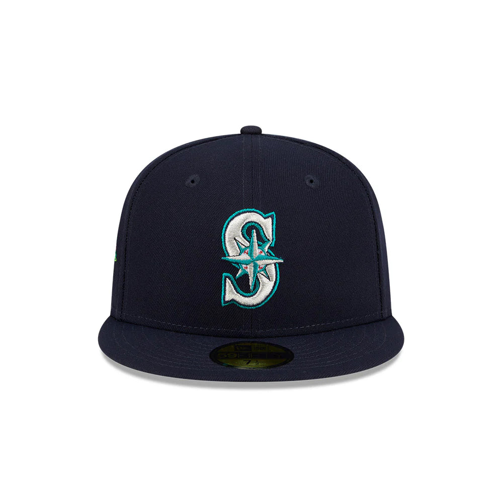SEATTLE MARINERS MLB FLORAL UNDERVISOR 59FIFTY CERRADA