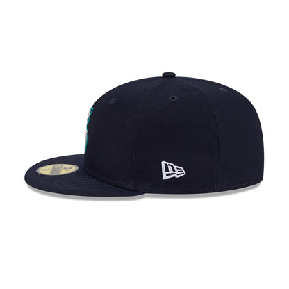 SEATTLE MARINERS MLB FLORAL UNDERVISOR 59FIFTY CERRADA