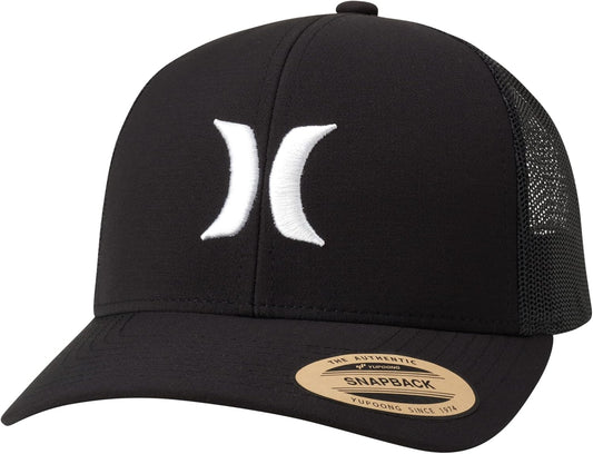 Gorra Hurley Del Mar Mesh Panel Baseball Trucker Hat Black