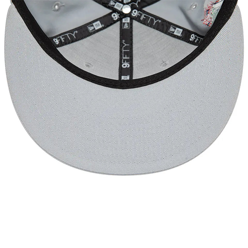 NEW ERA 950 FLOWER GRAPHIC GREY