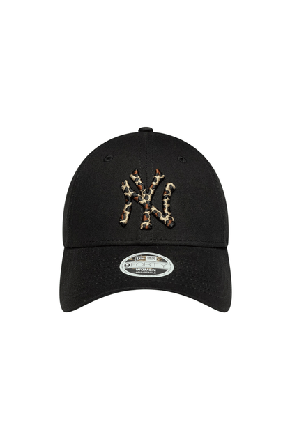 Jockey New Era Mlb 940 New York Yankees Leopard Infill Mujer Negro