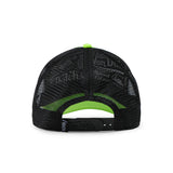 Gorra Von Dutch Vegan Pony Hair Trucker Hat -Lime Green Cow Print