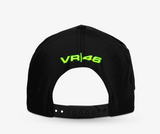 Gorra VR46 Valentino Rossi 46 New Era A-Frame Negra Multicolor