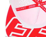 Gorra Marc Márquez 93 Roja Blanca Snapback MM93