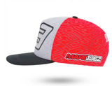 Gorra Marc Márquez 93 Gris Roja Laberinto MM93