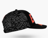 Gorra Marc Márquez 93 Negra Naranja Laberinto MM93
