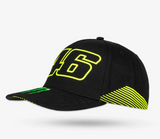 Gorra VR46 Valentino Rossi 46 Visera Curva Negra New Era