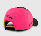 Gorra Aston Martin Aramco F1 Team New Era Negra Rosa