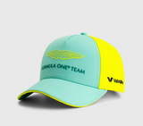 Gorra Aston Martin Aramco F1 Team New Era Verde Amarilla