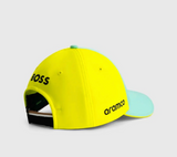 Gorra Aston Martin Aramco F1 Team New Era Verde Amarilla