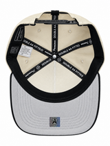 Gorra Double AA Curvo Crema Negro NY