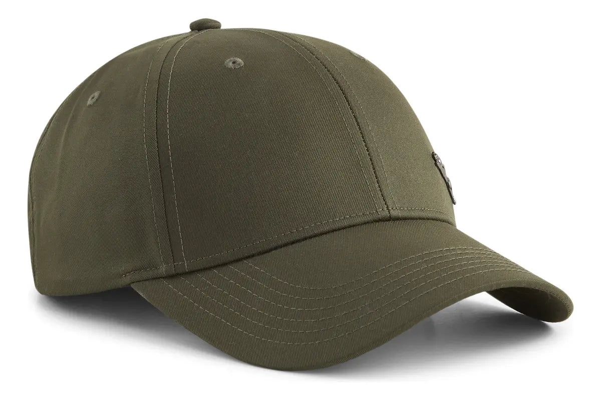 Gorra Unisex Metal Cat De Poliéster Color Oliva Puma Verde Adult