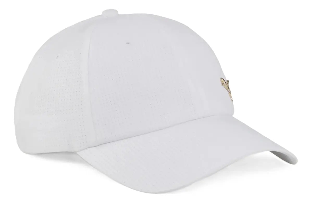 Gorra Puma Classics Gold Metal Cat Unisex Blanco