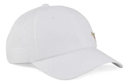 Gorra Puma Classics Gold Metal Cat Unisex Blanco