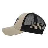 Gorra Casual Unisex Cat Logo Flag Hat Beige/Crudo Cat