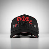 Gorra Rico o Muerto Black Red