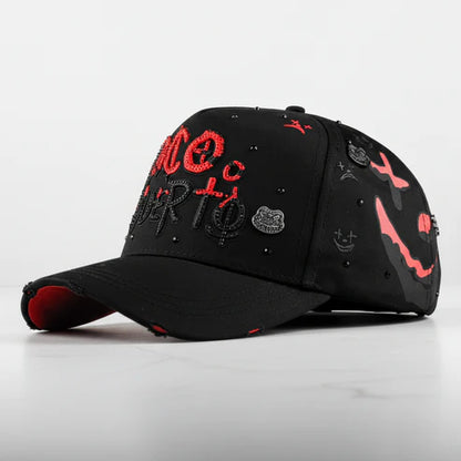 Gorra Rico o Muerto Black Red